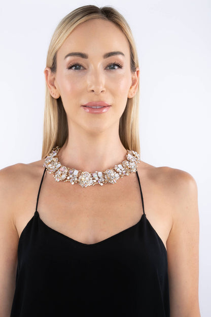 AB Crystal Collar Necklace
