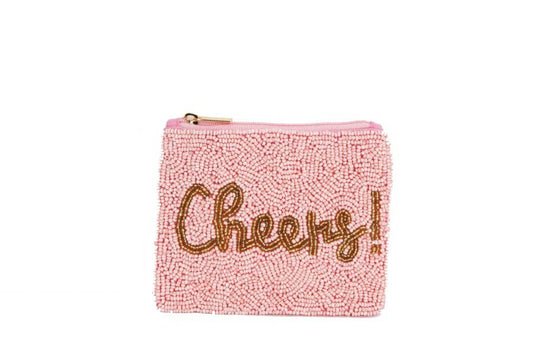 Cheers Beaded Coin Purse