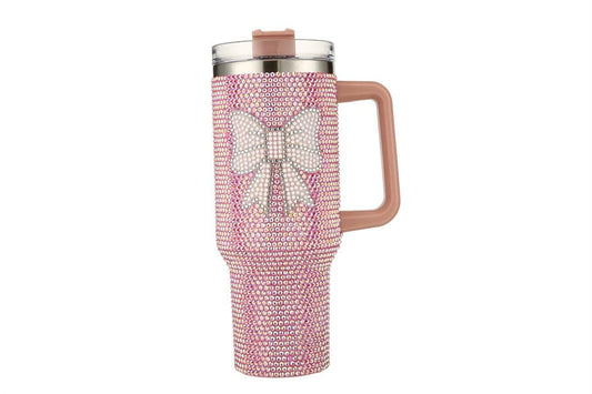 Bow Rhinestone Cup