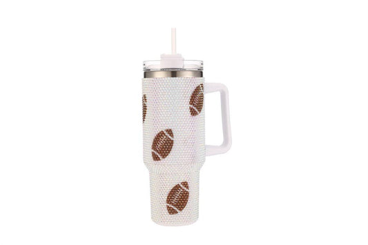 Football Rhinestone Cup