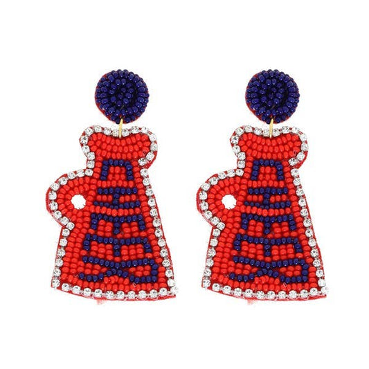 Beaded Cheer Earrings