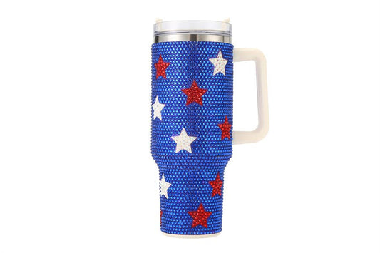 Rhinestone Star Studded Cup