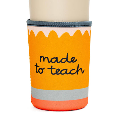 Teacher Pencil Drink Sleeve