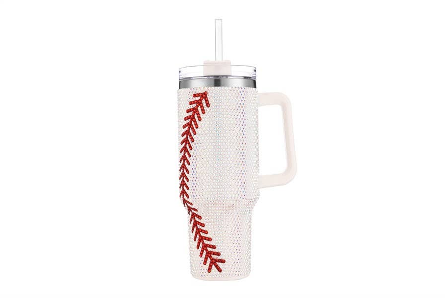 Baseball Rhinestone Cup