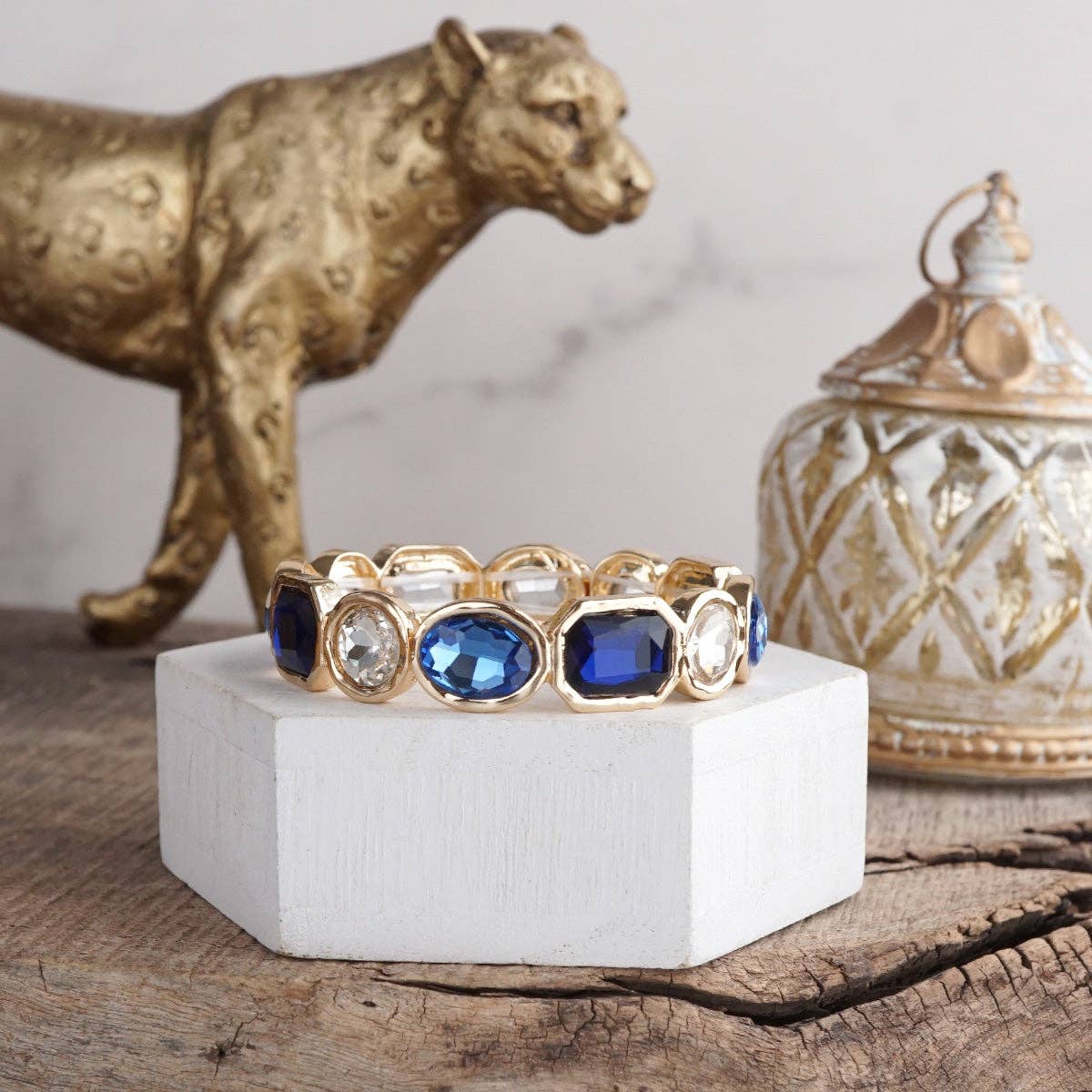 Stretchy Gem Bangle