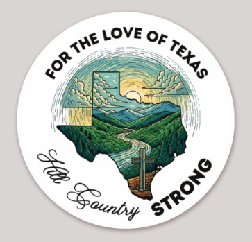 For the Love of Texas HCS Sticker