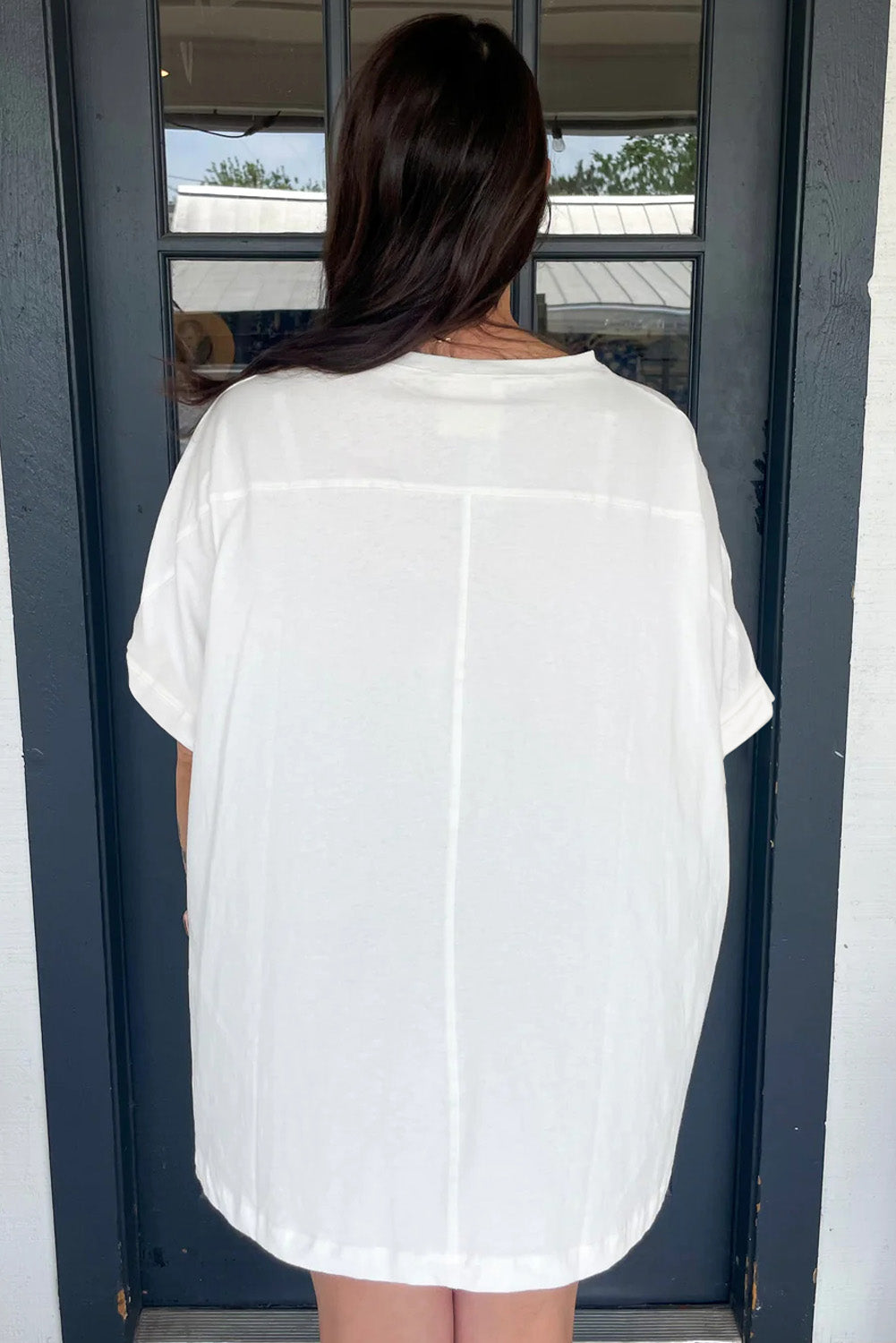 Sequined Texas White T-Shirt