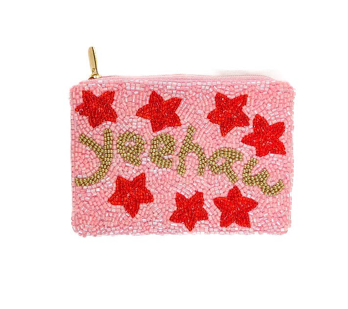 Yeehaw Beaded Coin Purse 