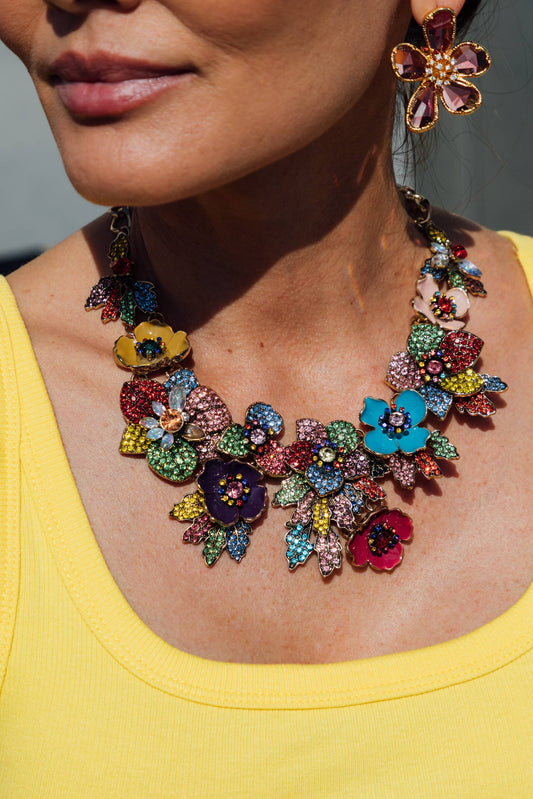 Floral Statement Necklace