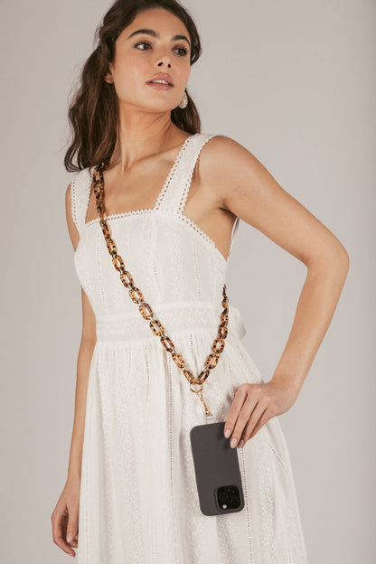 Tortoise Crossbody Phone Strap