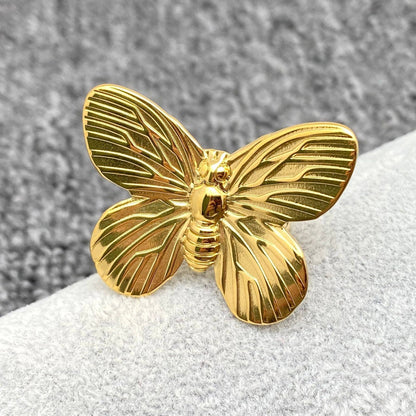 Large Butterfly Ring